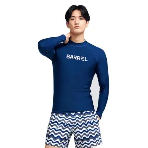 Barrel Mens Ocean Rashguard-BLUE