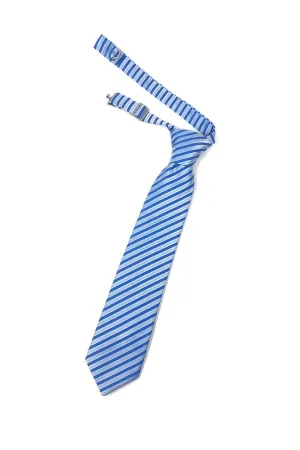 Blue Newton Stripe Kids Necktie