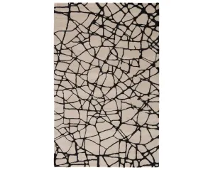 Etho by Nikki Chu ENK12 Black/Cream Rug