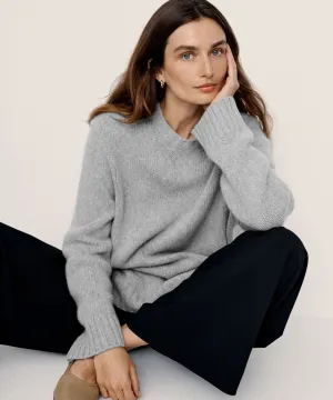 Jenni Kayne - Cashmere Amelia Crewneck in Grey