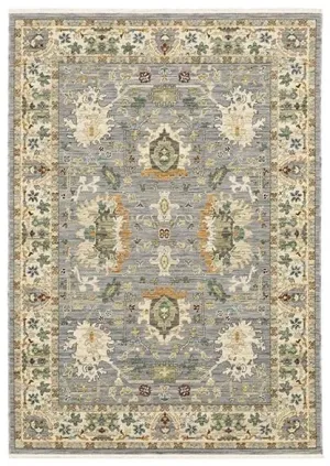 Lucca 2063L Blue/Multi Rug