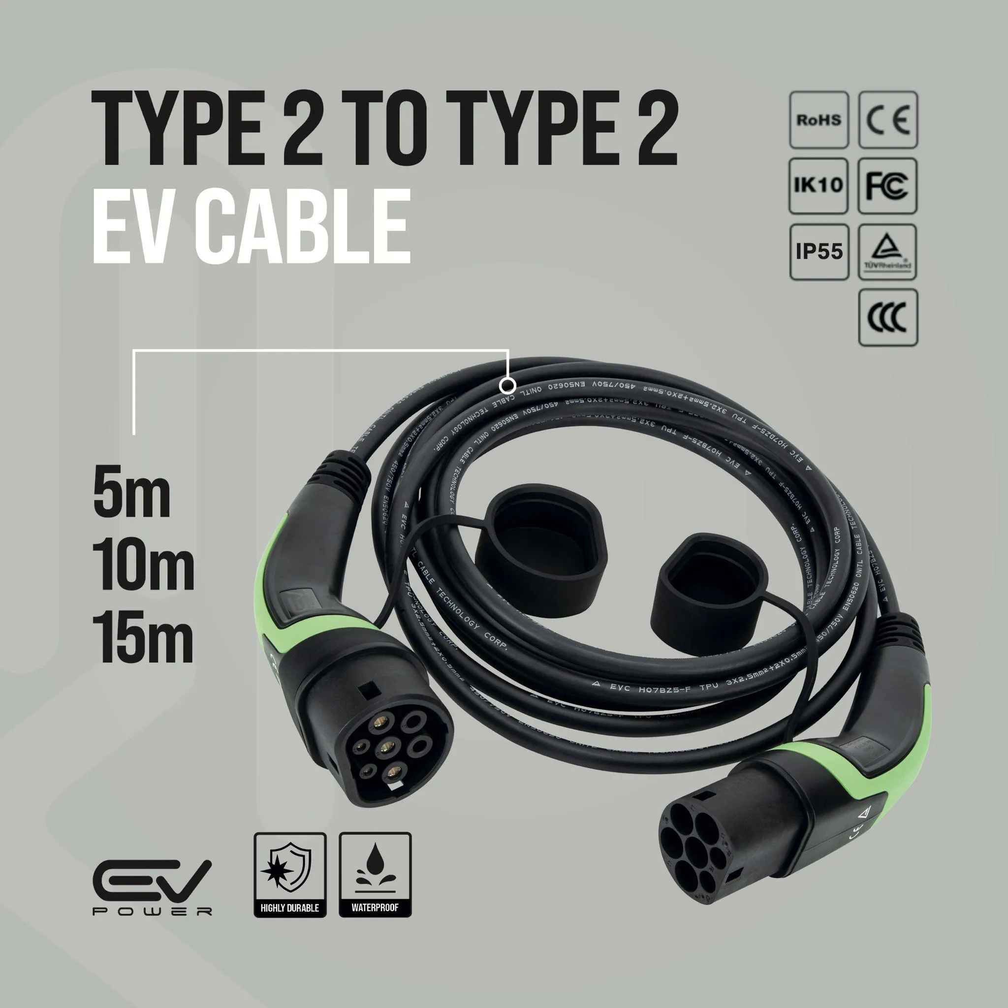 Mercedes EQA EV Charging Cable