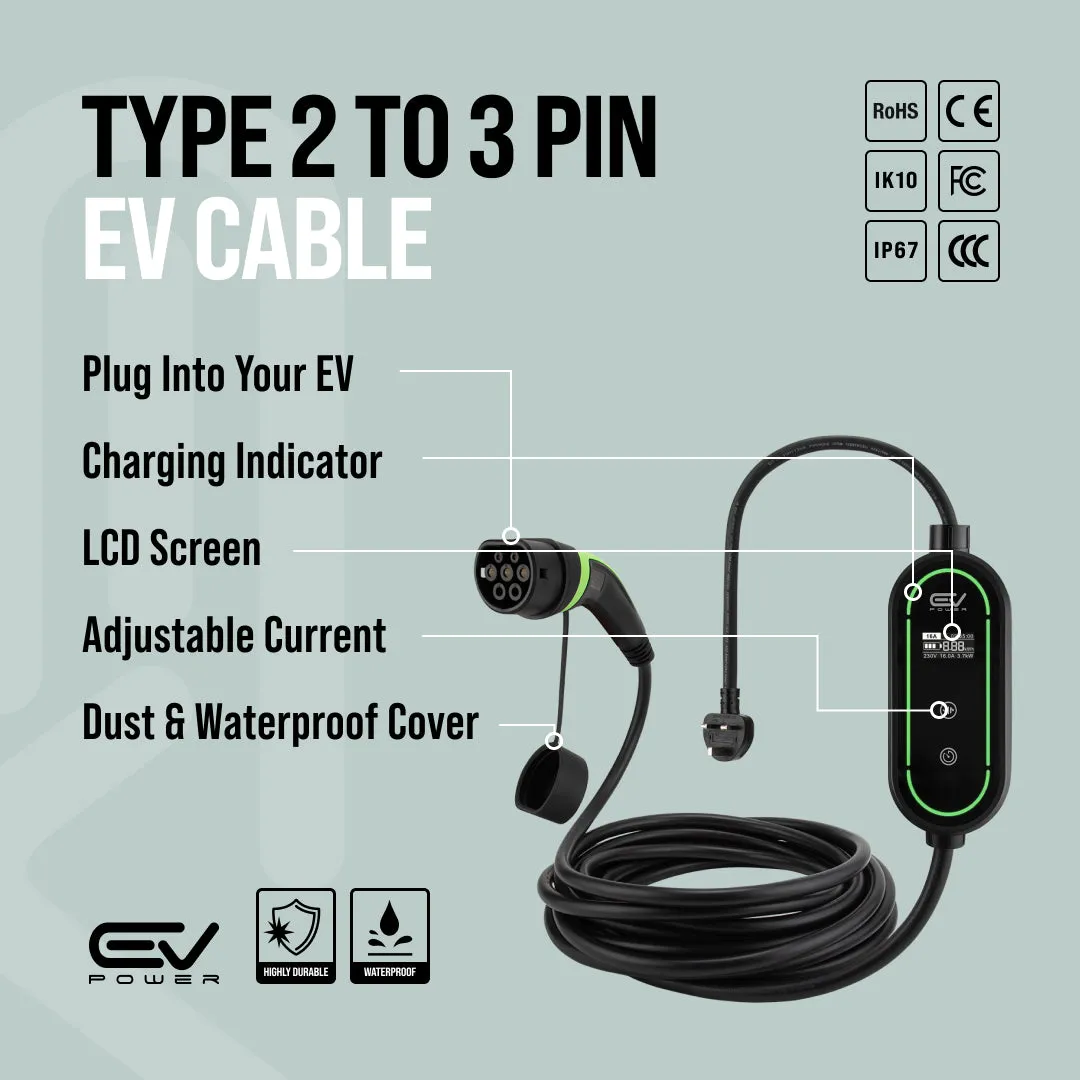 Mercedes EQA EV Charging Cable