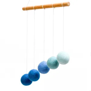 Montessori Gobbi Baby Mobile - Blue