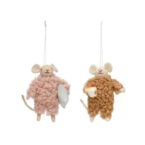 Mouse in Pajamas Ornament