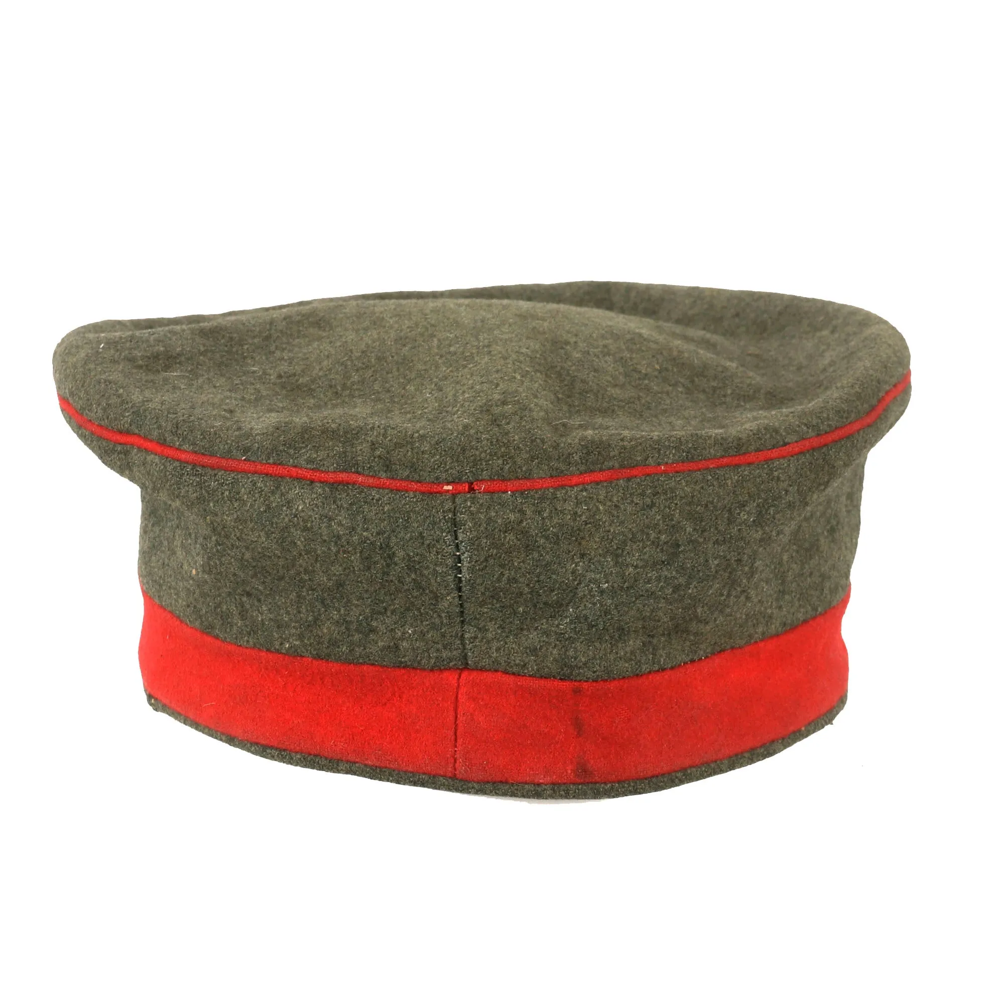 Original Imperial German WWI Unit Marked M1907 Feldmütze Field Cap with Württemberg Cockade