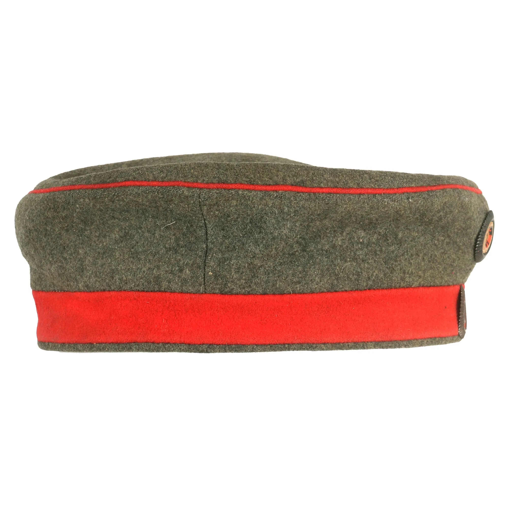 Original Imperial German WWI Unit Marked M1907 Feldmütze Field Cap with Württemberg Cockade