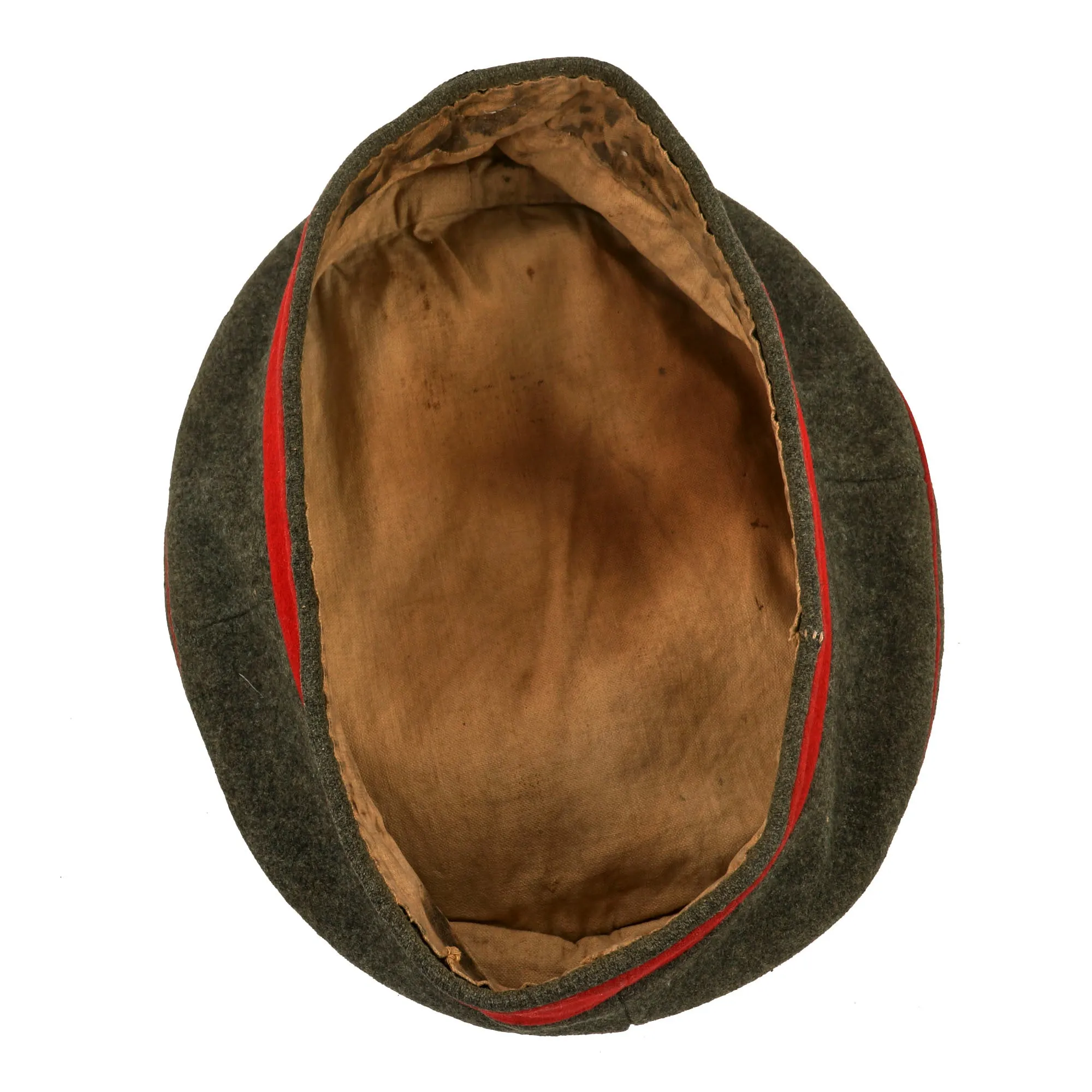 Original Imperial German WWI Unit Marked M1907 Feldmütze Field Cap with Württemberg Cockade