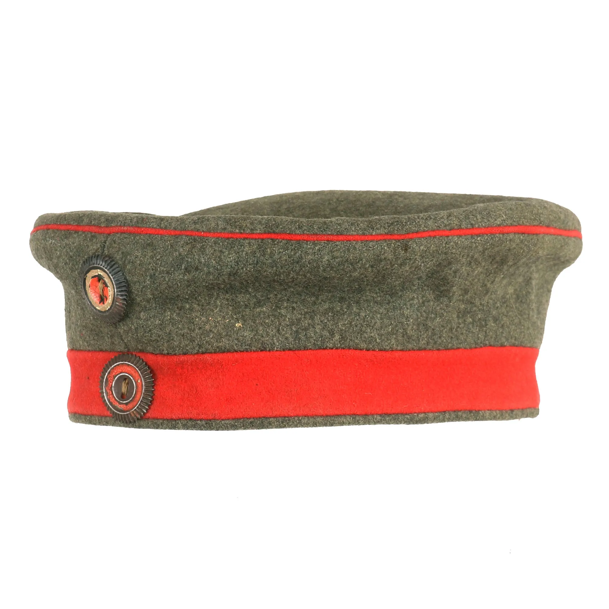 Original Imperial German WWI Unit Marked M1907 Feldmütze Field Cap with Württemberg Cockade