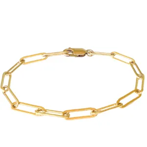 Paperclip Bracelet | Gold