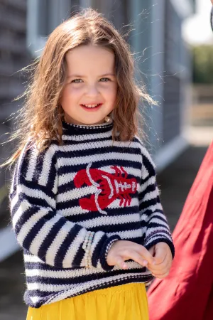 Striped Kids' Lobster Sweater