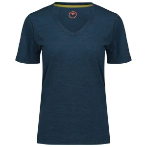 Womens Merino 150 V-Neck Tee (Petrol)