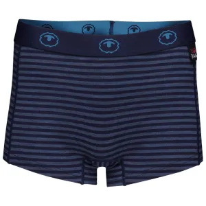 Womens Merino 180 Hipster Shorts (Mini Stripe Navy/Denim)